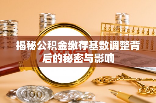 汉台揭秘公积金缴存基数调整背后的秘密与影响